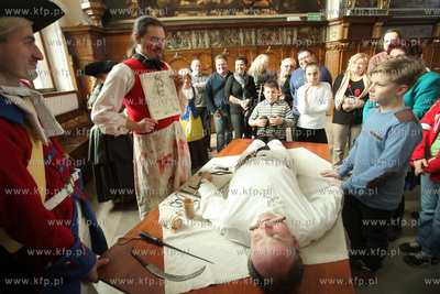 Gdańsk. Dwór Artusa. Zaraza 1709. Muzeum Historyczne...