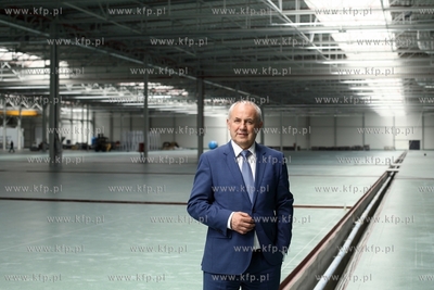 Prezes bytowskiej firmy Drutex, Leszek Gierszewski...