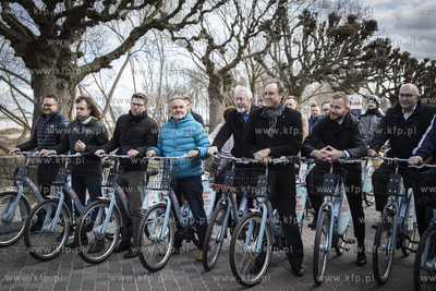 Sopot. Start Systemu Roweru Metropolitalnego MEVO.
26.03.2019
fot....