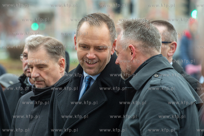 Budynek NSZZ Solidarność w Gdańsku. Uroczystość...