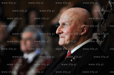 Gdansk. Dwor Artusa. Uroczysta Sesja Rady Miasta. Nadanie...