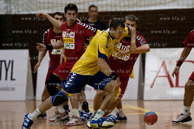 Gdansk. Hala AWFiS. I Liga Piłki Recznej Mezczyzn....