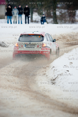 Strzepcz. Odcinek specjalny 8 Rajdu Lotos Baltic Cup....