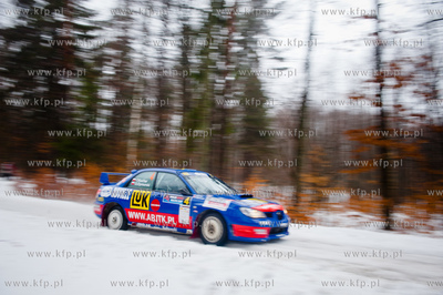 Skrzeszewo. Odcinek specjalny 8 Rajdu Lotos Baltic...