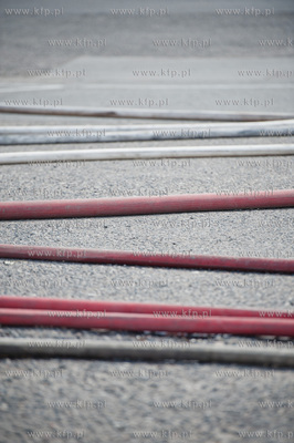 Gdansk. Teren bazy autobusowej ZKM przy ul. Hallera....