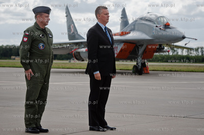 22 Baza Lotnictwa Taktycznego w Malborku. Uroczystosc...