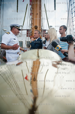 Gdynia. Wizyta prezydenta miasta Gdyni Wojciecha Szczurka...