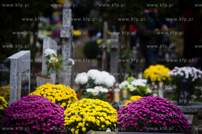 Gdansk. Cmentarz Lostowicki. Swieto Zmarlych. 01.11.2013...