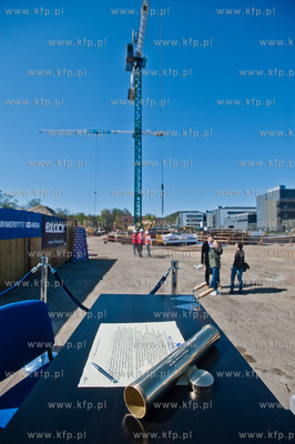 Gdansk. Batycki Kampusu Uniwersytetu Gdanskiego. Uroczystosc...