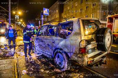 Gdansk. Wrzeszcz. Skrzyzowanie Alei Grunwaldziej i...