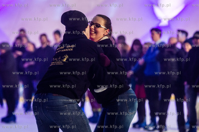 Lodowisko Miejskie w Gdansku. Walentynki w stylu Retro,...