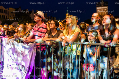 Gdansk. Targ Weglowy. Jarmark sw. Dominika. Koncert...