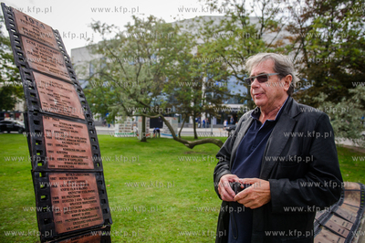 Gdynia. Festiwal Filmow w Gdyni.  Nz aktor Janusz Gajos...