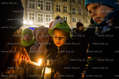 Gdansk. Dlugi Targ. Zuchy i harcerze Choragwi Gdanskiej...
