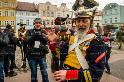 Tczew. Plac Hallera. Piata inscenizacja historyczna...