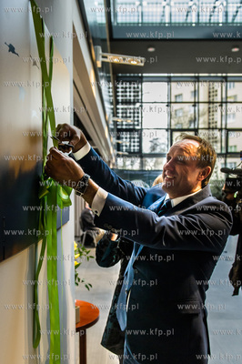 Gdansk. Uroczystosc oficjalnego otwarcia nowej siedziby...
