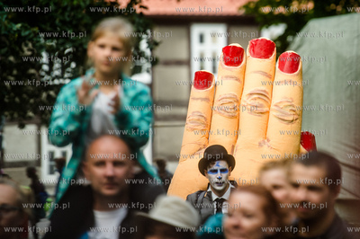 Gdansk. Plac Walowy. XX Miedzynarodowy Festiwal Teatrow...