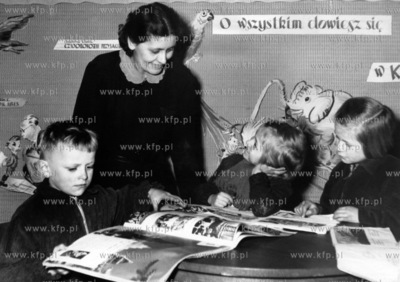 Maria Połtus, kierowniczka Biblioteki Powiatowej i...