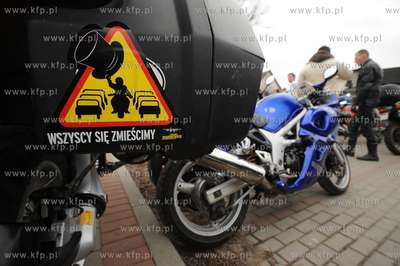 Sobowidz. Rozpoczecie sezonu motocyklowego Jajcarnia...