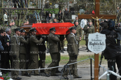 Gdansk. Srebrzysko. Pogrzeb posla, Arkadiusza Rybickiego,...