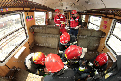 Cwiczenia wypadku masowego z duza iloscia osob poszkodowanych...