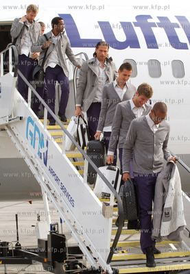 Port Lotniczy Gdansk im. Lecha Walesy, przylot reprezentacji...