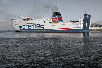 Gdansk, Port Gdanski. Prom Baltivia linii Polferries
16.02.2008
Fot.Jan...
