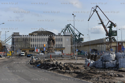 Remont Dworca Morskiego w Gdyni. 19.10.2013 fot. Andrzej...