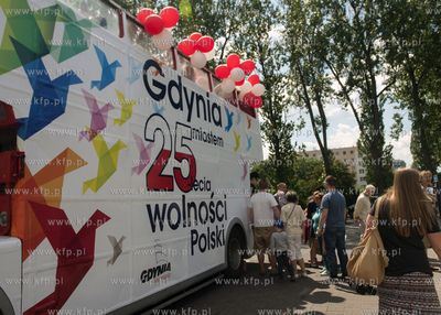 Gdynia wybrala plebiscyt na Miasto Wolnosci 25-lecia....