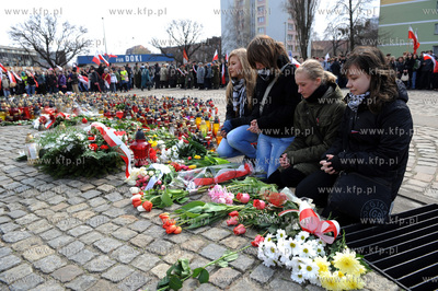 70 rocznica mordu w Katyniu. Marsz pamieci o Katyniu...