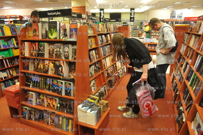 Salon Empik w Galerii Baltyckiej w Gdansku. 04.04.2009...