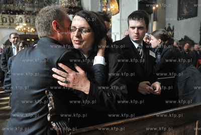 Gdansk. Kosciol sw. Mikolaja. Msza zalobna za posla...