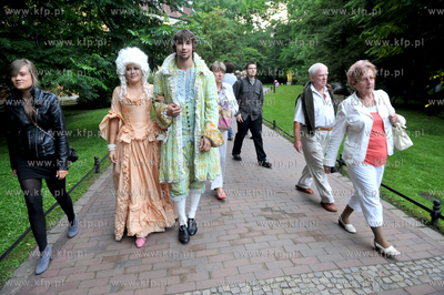 Gdansk. Park oliwski, V Miedzynarodowy Festiwal Mozartowski...