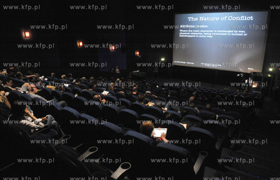 37 Gdynia Film Festiwal. Telemost, wyskład Syda Filda,...