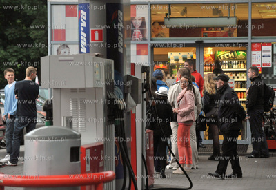 Mecz Niemcy - Grecja w gdanskiej strefie kibica, Na...