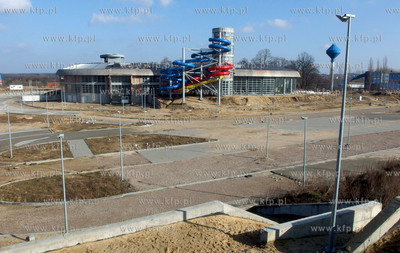 Slupsk. Budowa aquaparku. 22.02.2014 fot. Maciej Kosycarz...