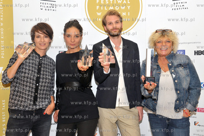 Festiwal Filmowy w Gdyni. Mala gala. Aktorka Maja Ostaszewska...