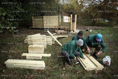 Gdansk. Park Reagana. Montaż odlowni dzikow.
05.11.2012
fot....