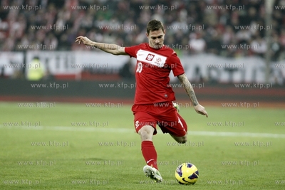Gdansk.PGE Arena. Mecz towarzyski Polska - Urugwaj....