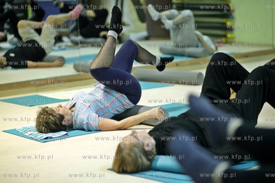 Zajecia pilates grupy gdynskiego Centrum Aktywnosci...