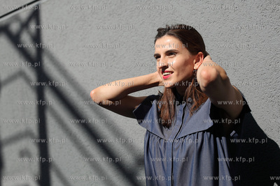 39 Festiwal Filmowy w Gdyni. Nz. aktorka Magdalena...