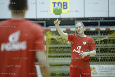 Gdańsk. Hala AWFiS Trening reprezentacji Polskji w...