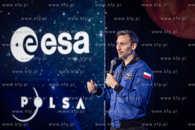 Wizyta astronauty Sławosza Uznańskiego-Wiśniewskiego...