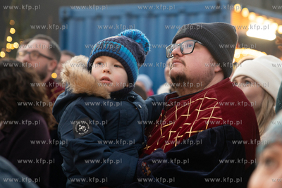 Ceremonia otwarcia Gdańskiego Jarmarku Bożonarodzeniowego....
