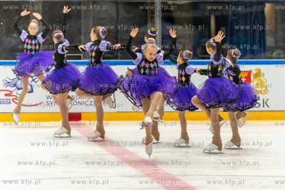 Hala Olivia. Mistrzostwa Polski w Łyżwiarstwie Synchronicznym...