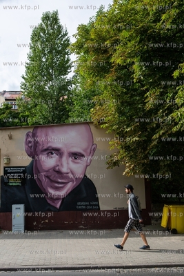 Gdańsk, Wrzeszcz, ul. Do Studzienki 31, Mural poświęcony...