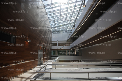 Gdansk. Uroczystosc zakonczenia budowy Centrum Medycyny...