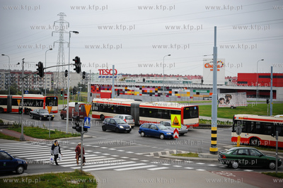 Gdansk. Chelm. Skrzyzowanie Al. Gen. Wladyslawa Sikorskiego...