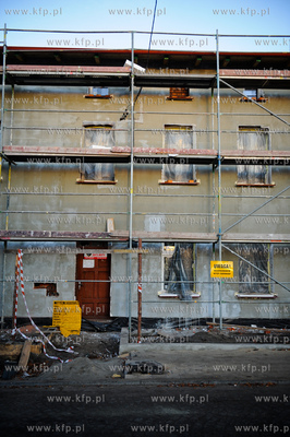 Gdansk. Remont drog i domow w gdanskiej dzielnicy Letnica,...