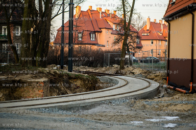 Gdansk. Zmodernizowana linia tramwajowa na Stogi. 
27.12.2014
fot....